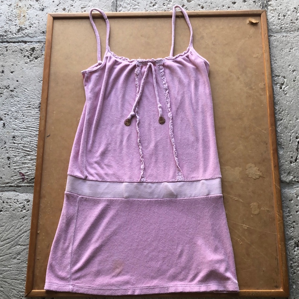 Juicy Couture Pink Terrycloth Sundress or Bathing Suit Coverup